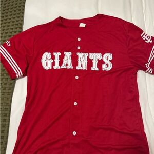 Red SF Giants Baseball Jersey